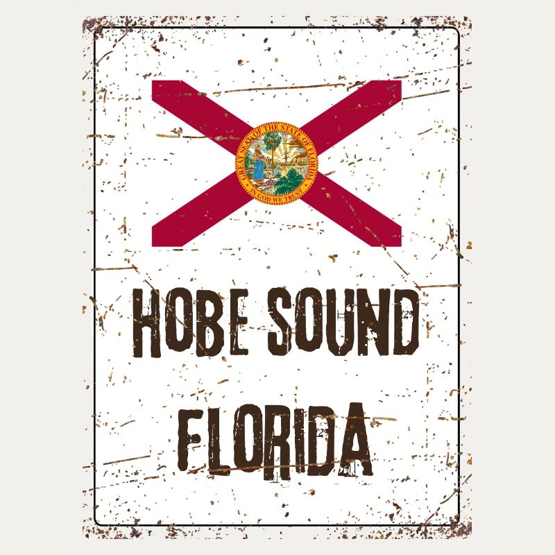 Drapeau de l’État de Floride de Hobe Sound