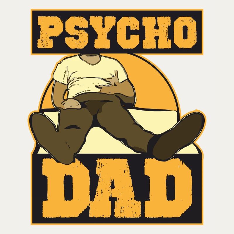 Psycho Dad watching Bundy on the sofa Psycho Dad