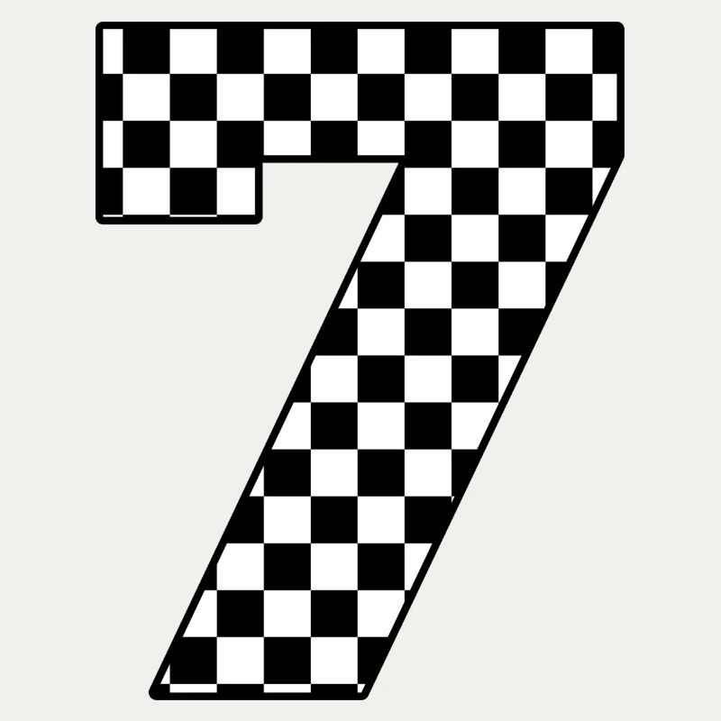 Number 7 plaid