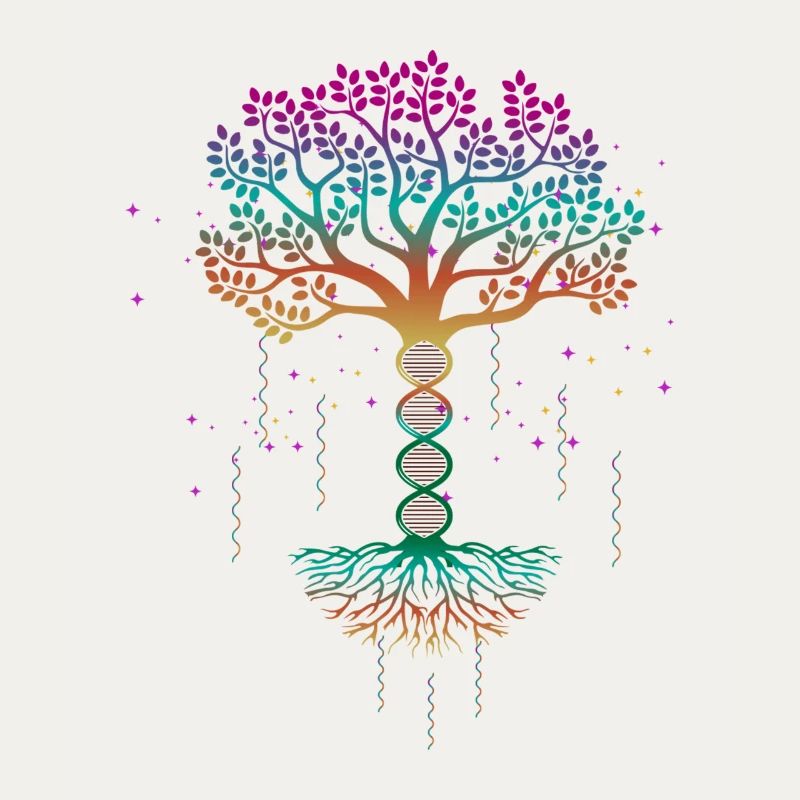 Lebensbaum, Lebensbaum Baum des lebens, Genetik,