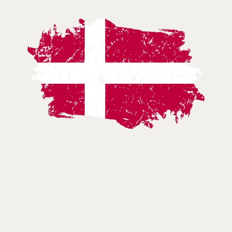 Drapeau du Danemark Grunge Drapeau du Danemark
