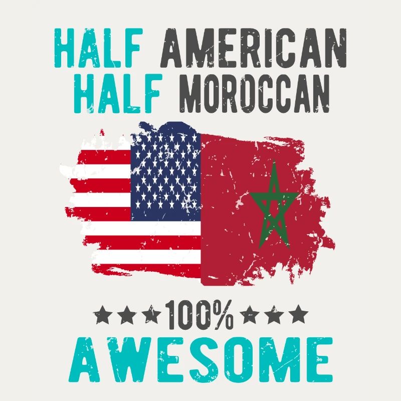 Half American Half Moroccan