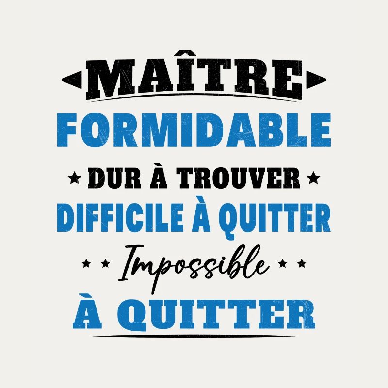 Maître formidable idée cadeau maître d'école