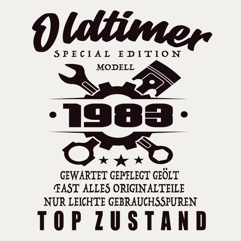 Oldtimer Special Edition Modell 1983 Geburtstag