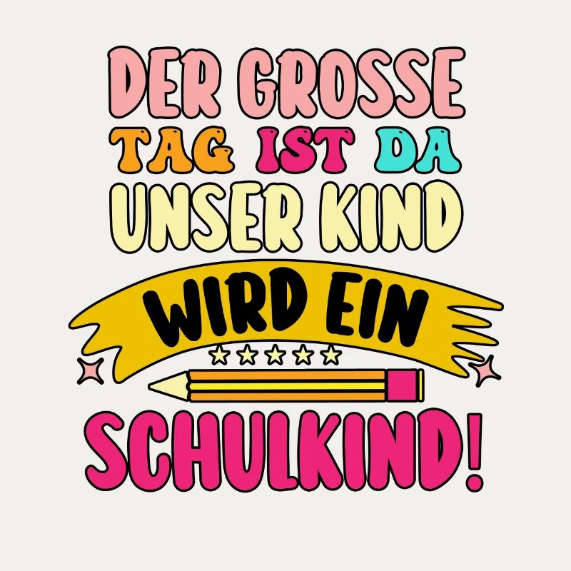 Eltern Schulkind Grundschule Erste Klasse Einschul
