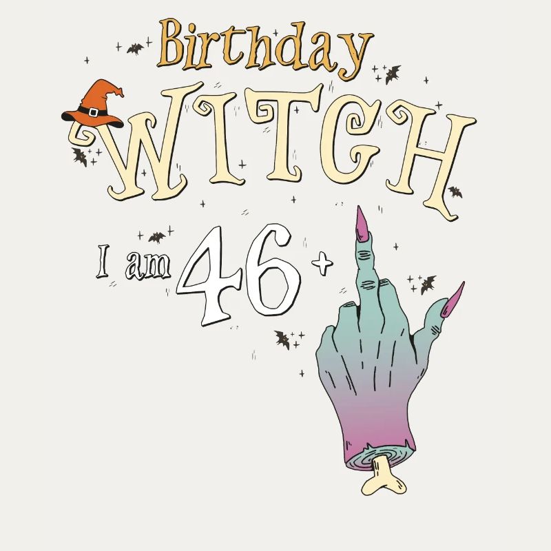 47. Geburtstag Hexe Lustige HallowQueen Trick oder