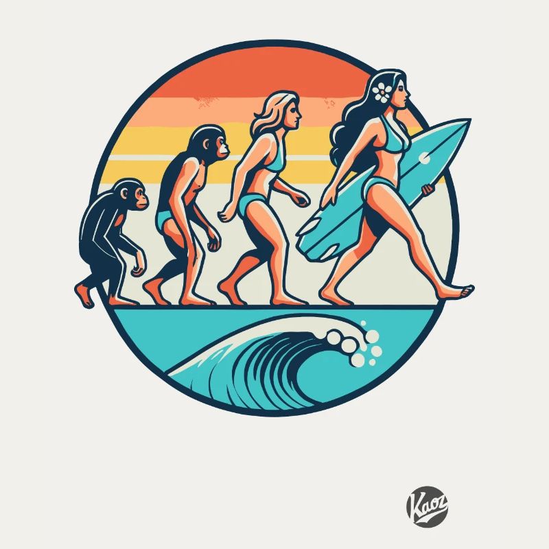 Surfer Surfer et évolution des surfeuses