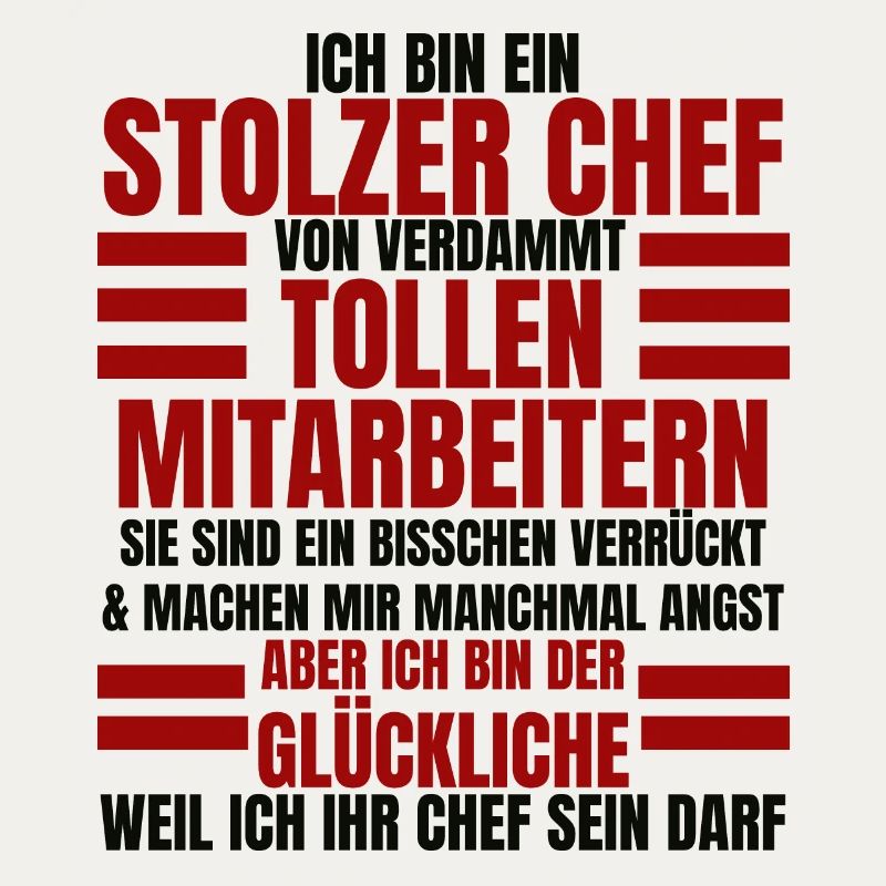 Ich Bin Ein Stolzer Chef Geburtstag Geschenk