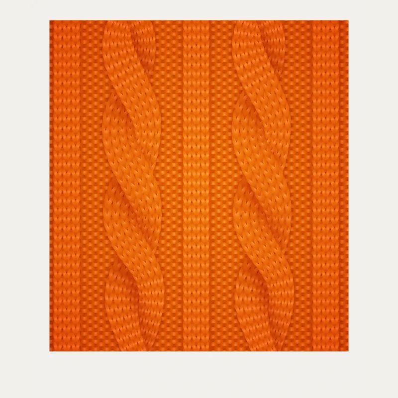 Orange Knitted Pattern Design Orange Knitted
