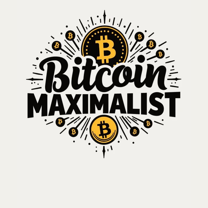 Bitcoin Maximalist - Design crypto élégant