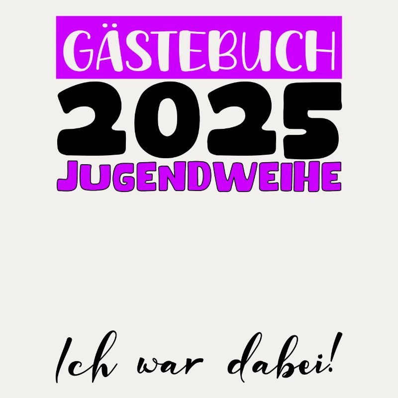 Jugendweihe 2025 Gästebuch Geschenk Mädchen Jungen