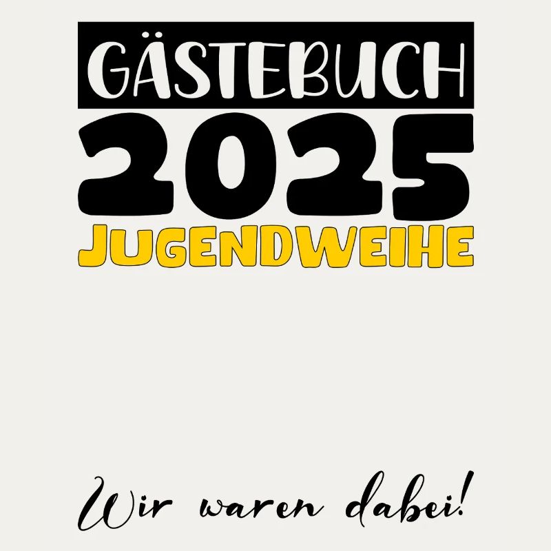 Jugendweihe 2025 Gästebuch Geschenk Mädchen Jungen