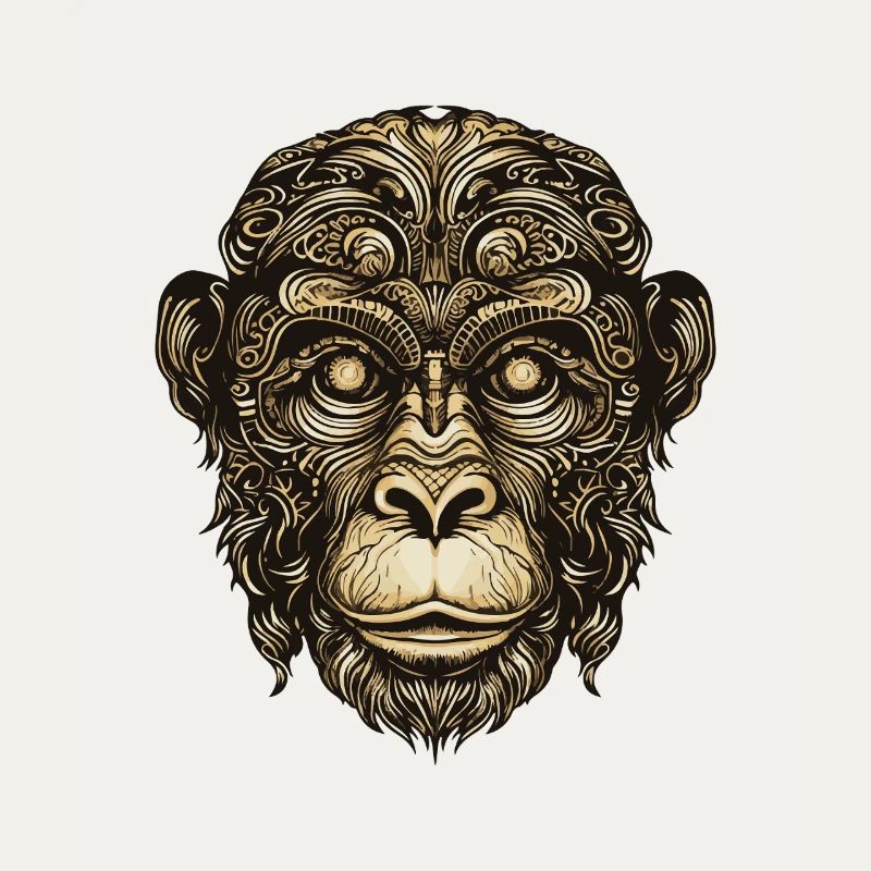 Monkey Portrait
