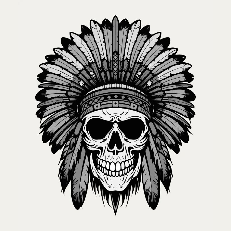 Crâne de chef indien Apache