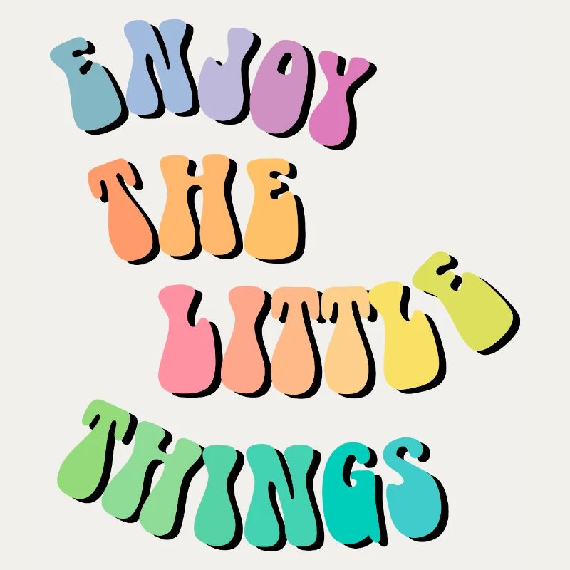 Enjoy little things - Geschenkidee - Geschenk