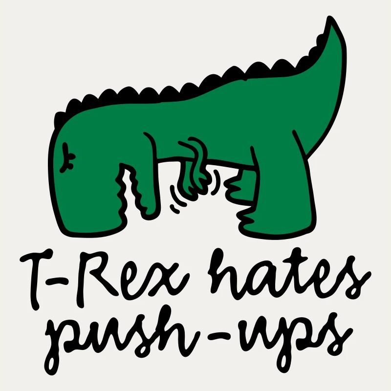 T-Rex déteste push-ups