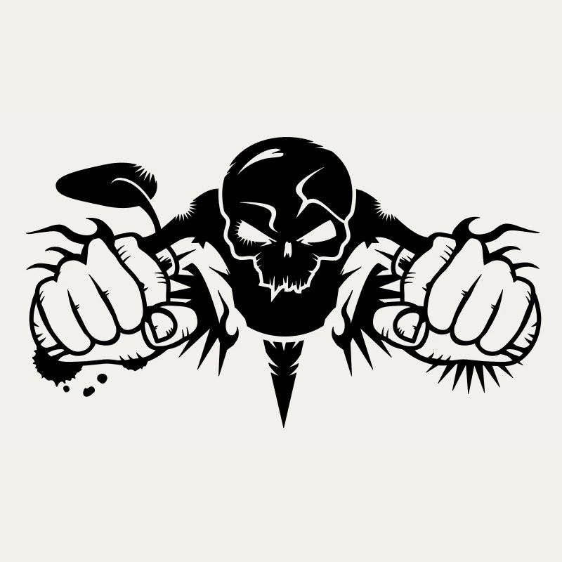 Skull Motorcycle