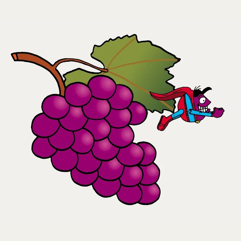 Grape super hero!