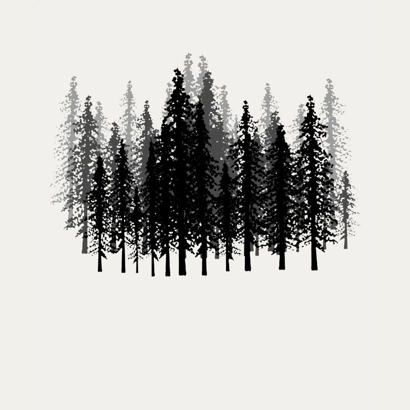 Forest Forests Forester Hunter Gift Idea Camping
