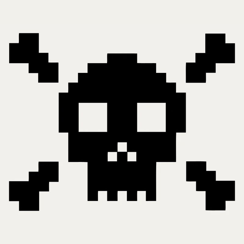 Pixel Totenkopf