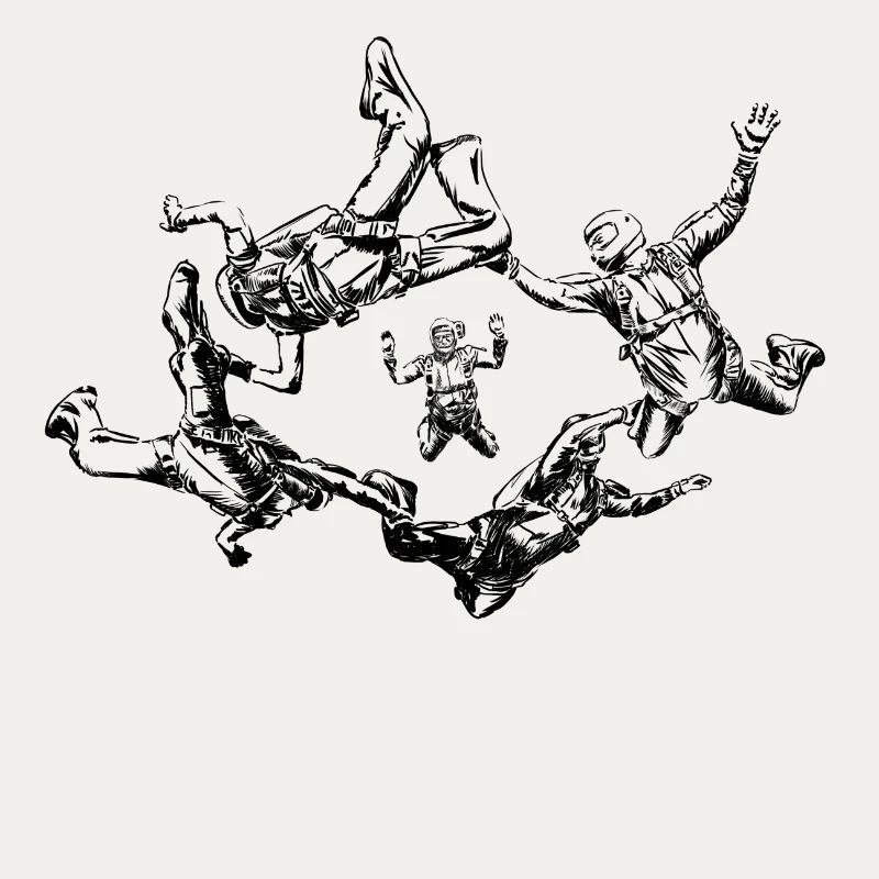 skydivers