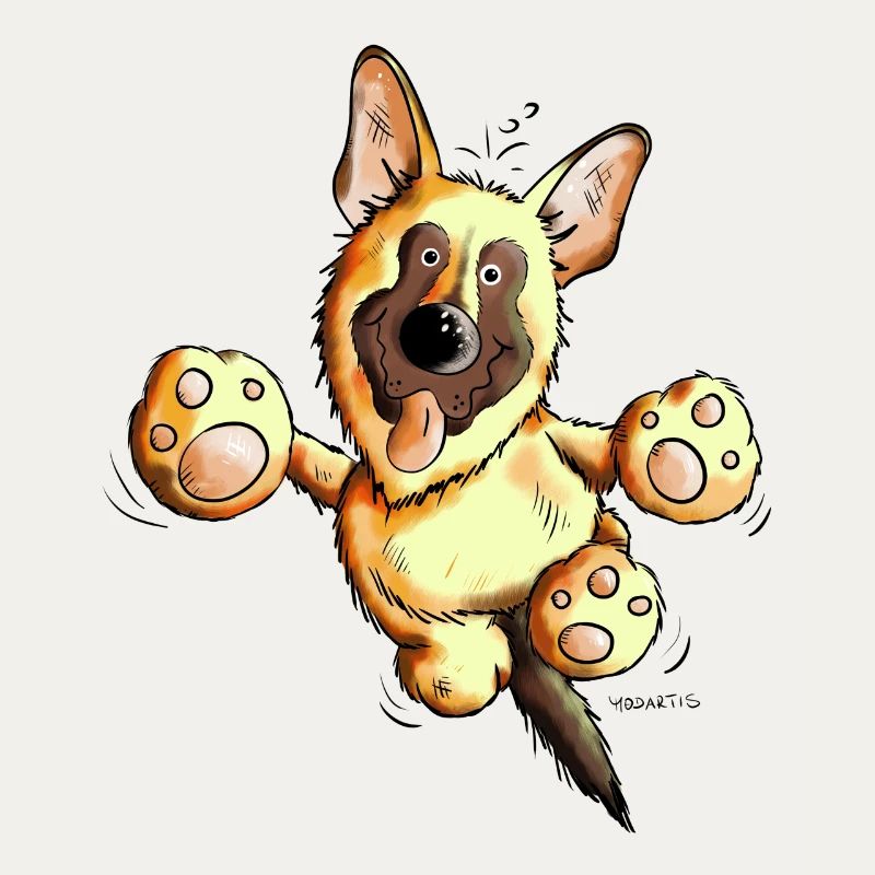 Funny German Shepherd