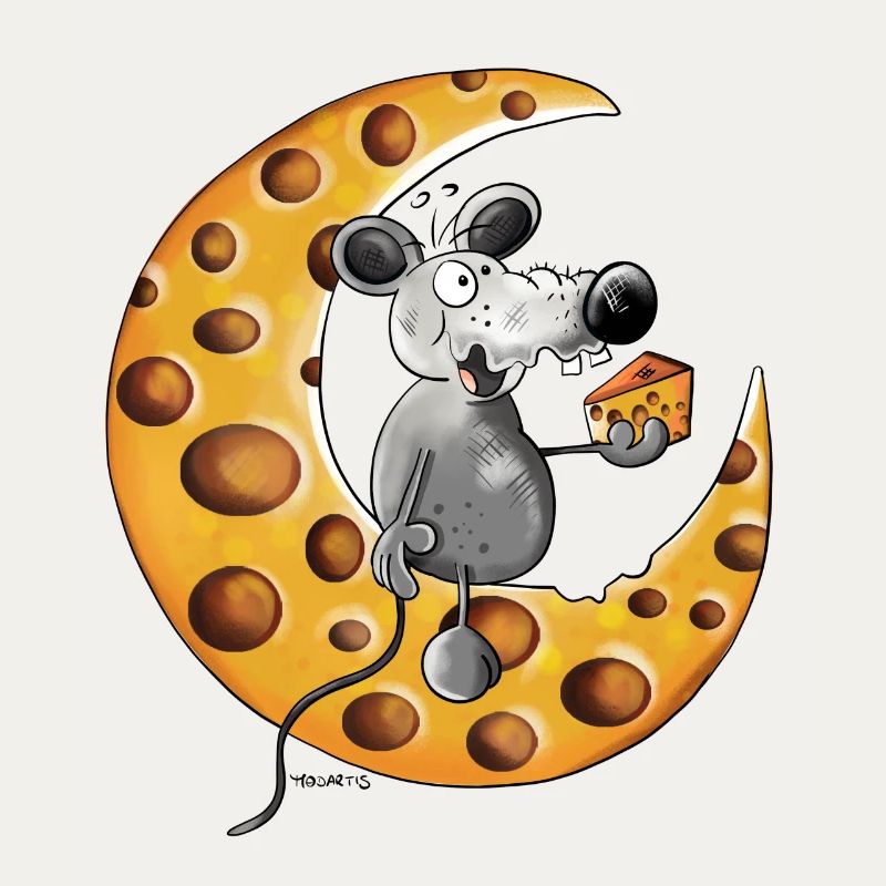 La souris Amour fromage