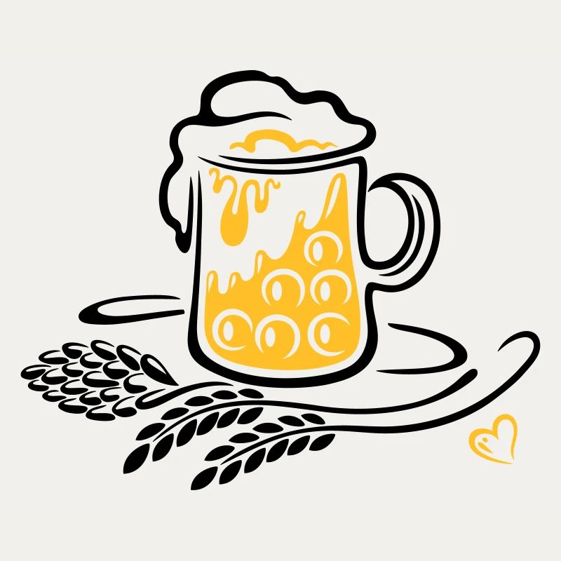 Beer Beer Mug Hops Wheat