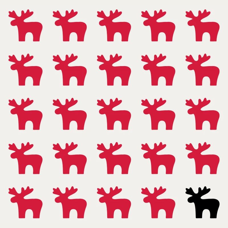 Moose Moose Pattern I Noël