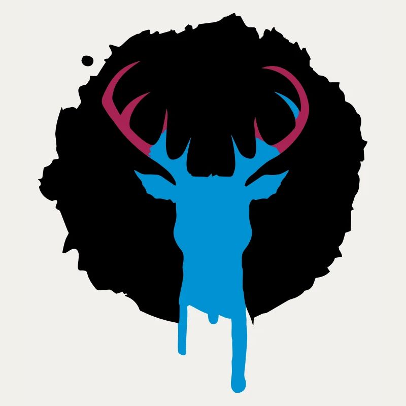 Deer patch graffiti