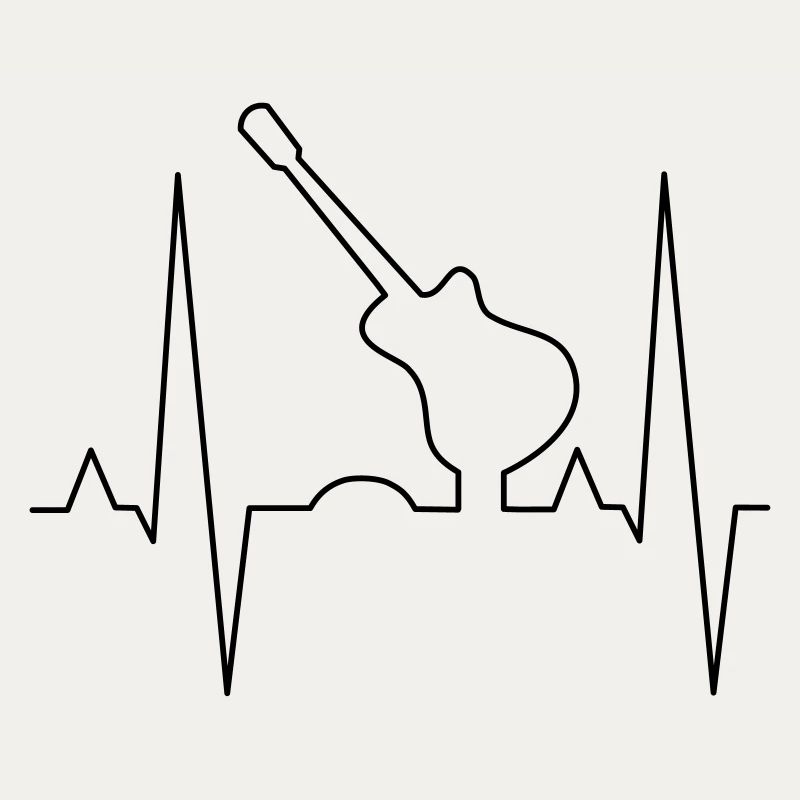 Conception d’impression de guitare