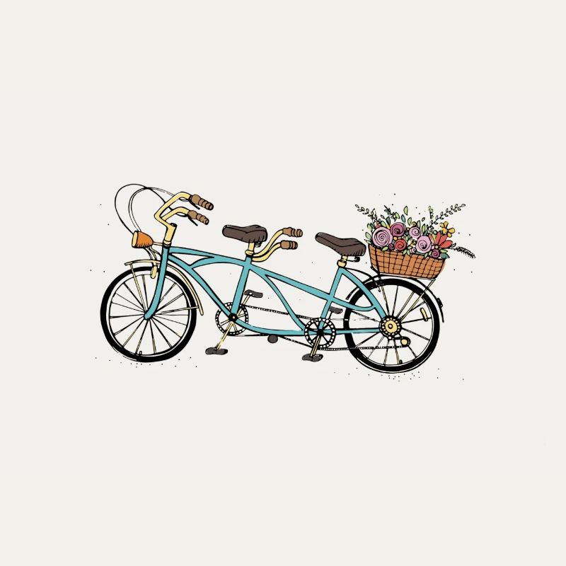Tandem de fleurs