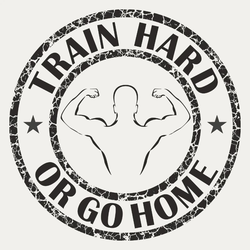 Trainiere hart oder geh nach Hause
