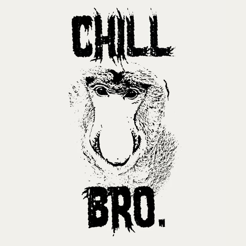 Chill Bro Proboscis Monkey Gift