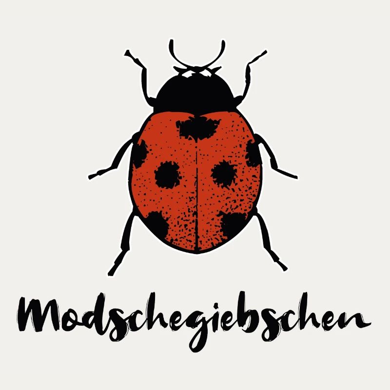 Modschegiebchen Marienkäfer Sächsisch Geschenk