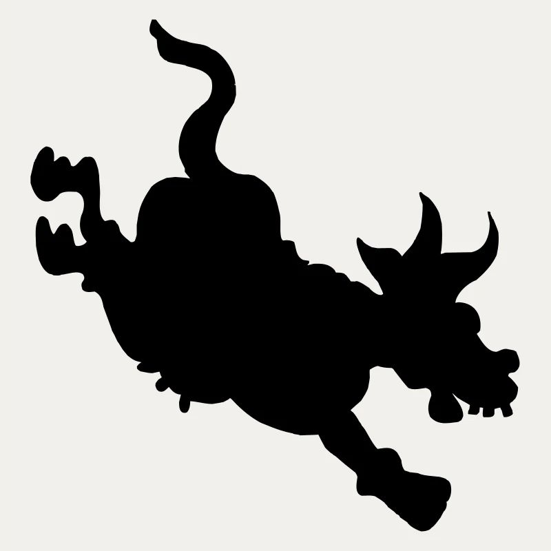 Funny cow shadow image