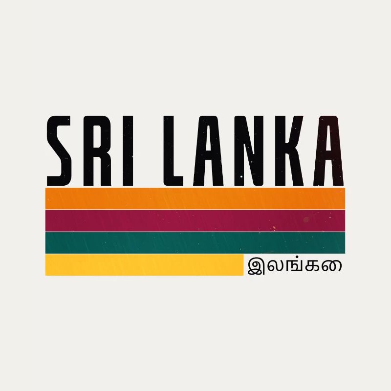 Rayures du drapeau du Sri Lanka