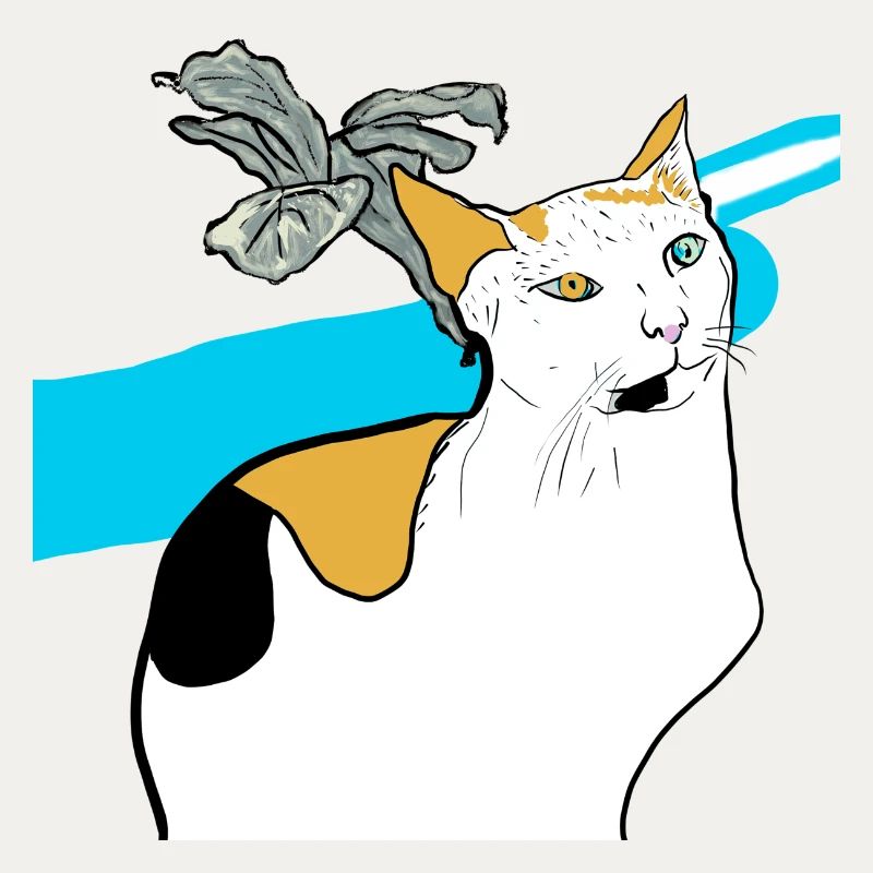 sitzende Katze
