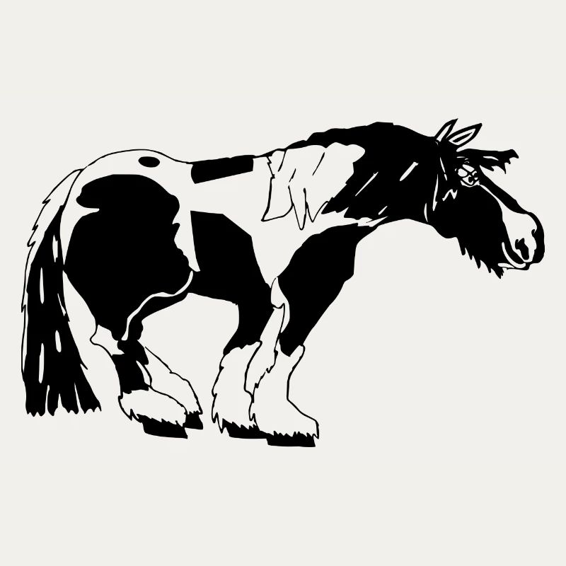 witziger Tinker , Tinker Schecke, Tinker reiten