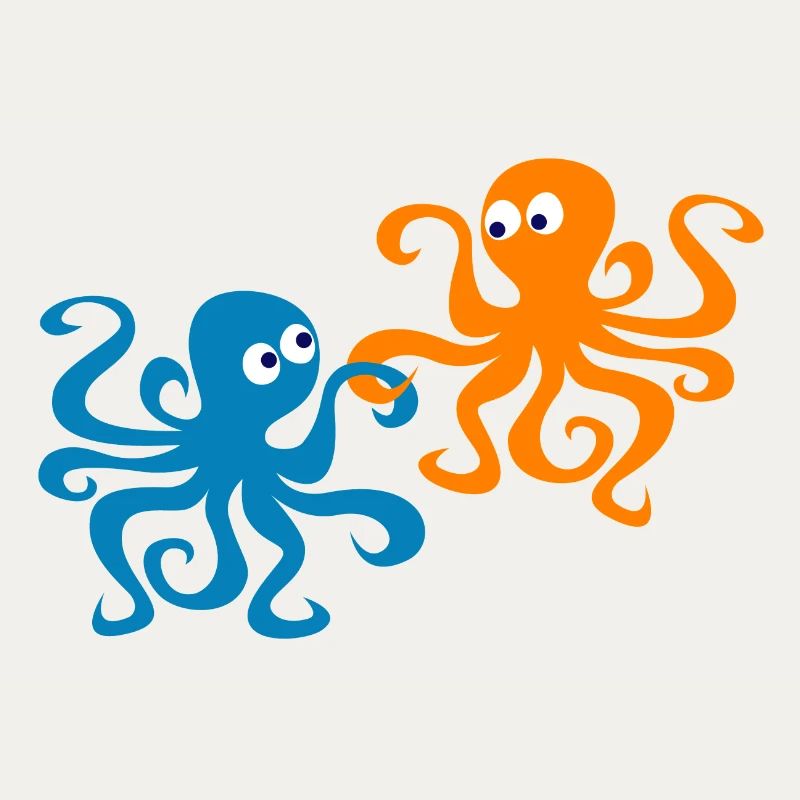 Octopus Valentine's Day Comic Sea Octopus Child