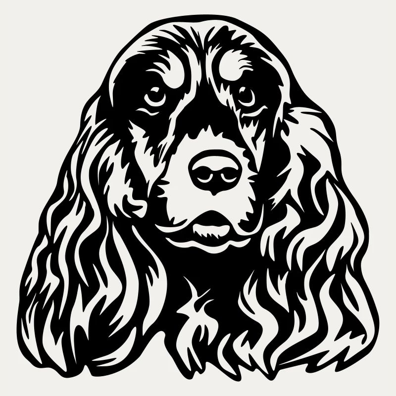 Cocker Spaniel Kopf