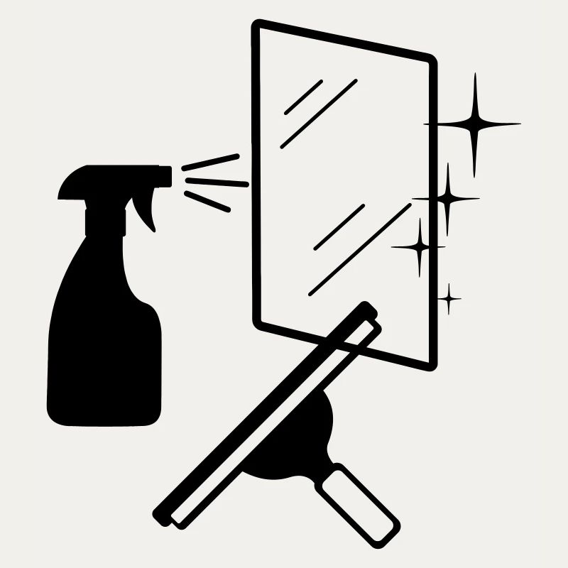 Glaze washer window and trigger and sprayer