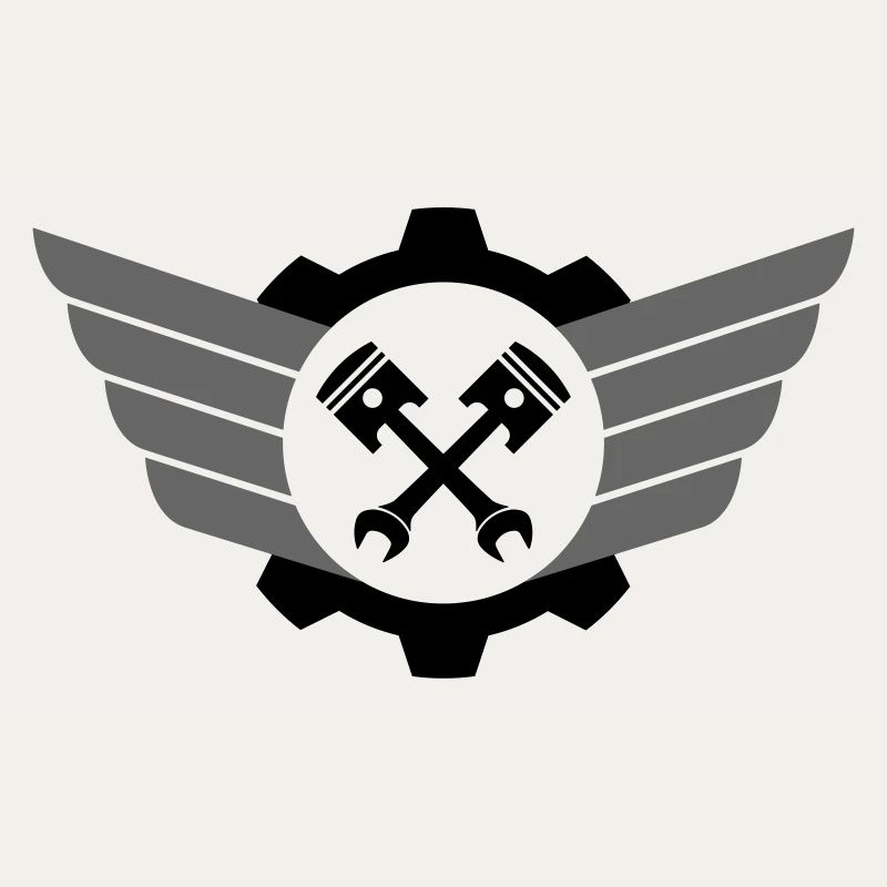 Clé de piston croisée avec engrenage et aile