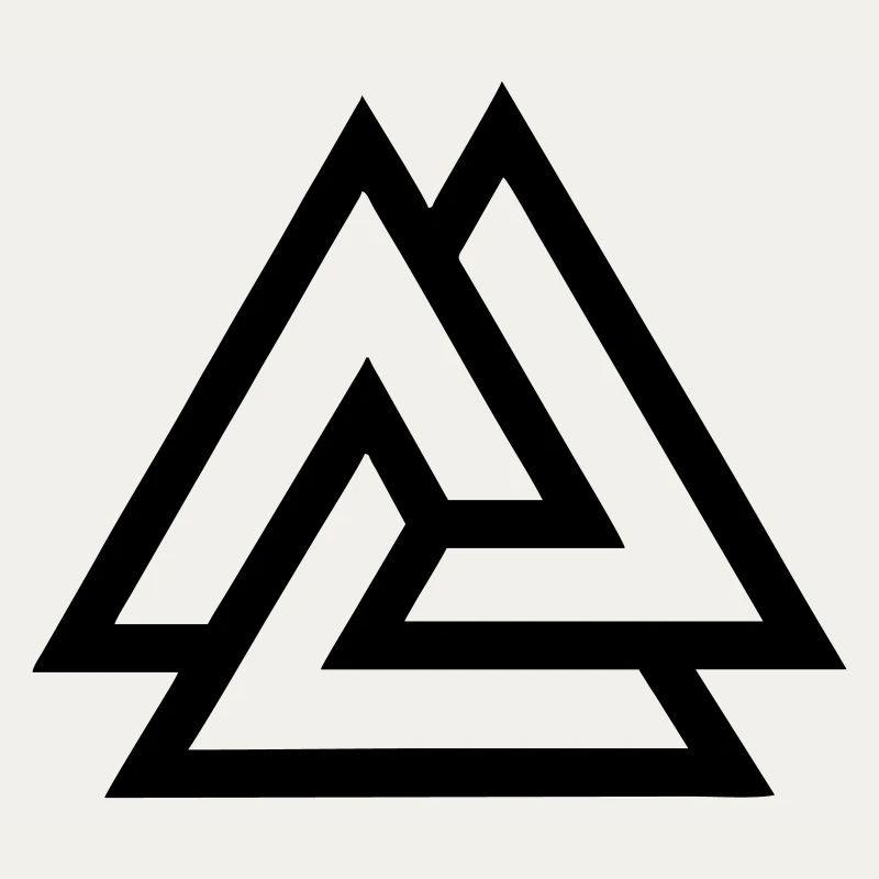 Nœud valknut tombé au combat