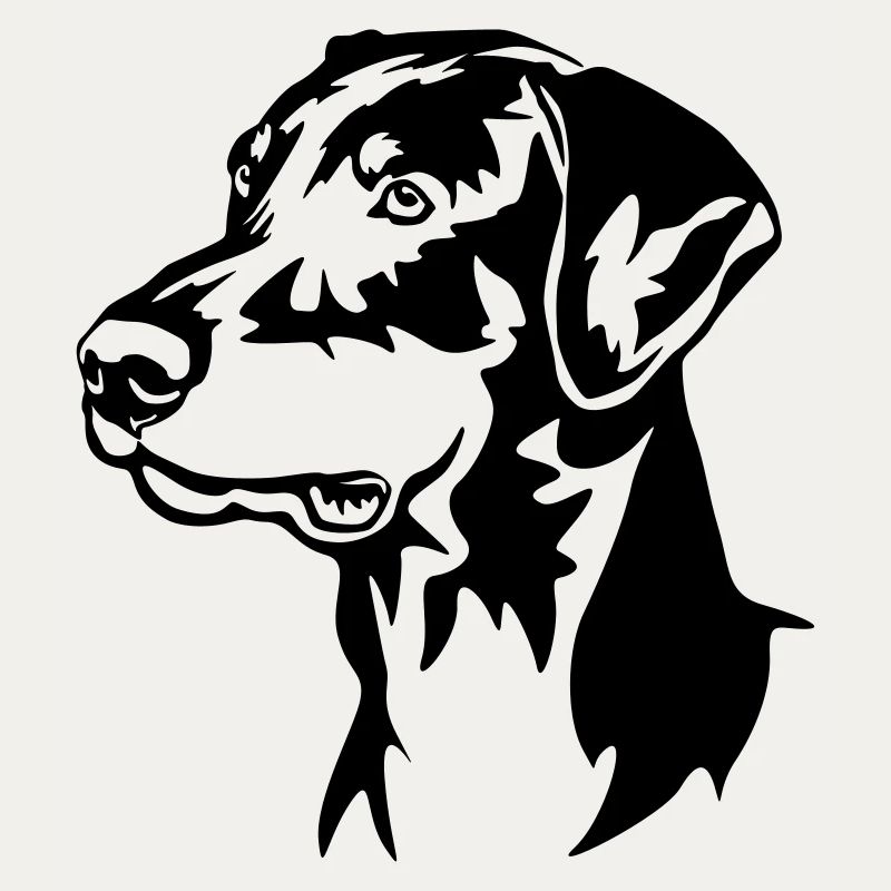 Dobermann Kopf