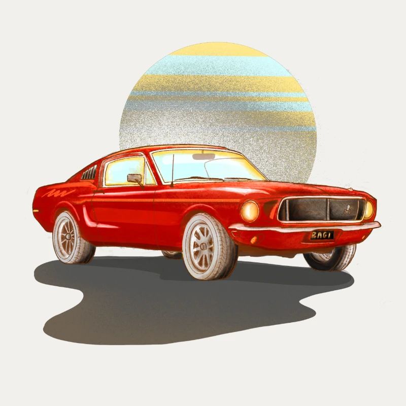Auto rotes Auto