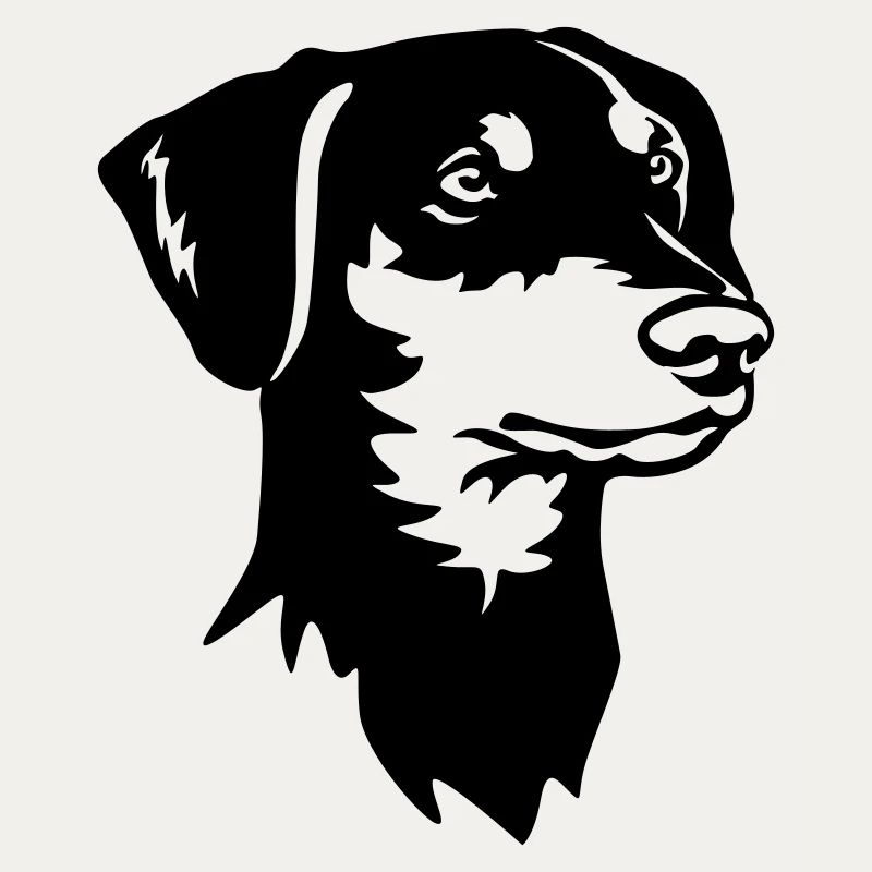 German Pinscher Head