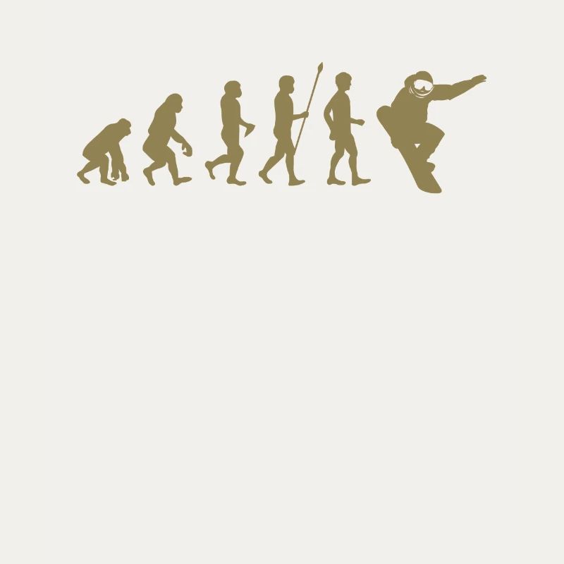 Snowboarder Evolution Geschenkidee