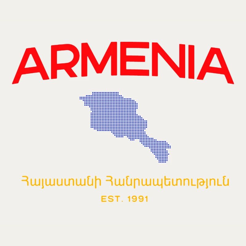 Armenia Map Script Emblem