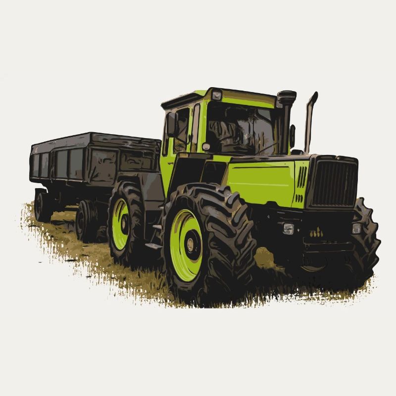 MB trac 1600 turbo avec remorque